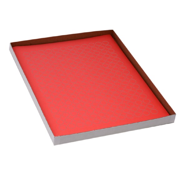 Cryo Label Laser Sheets  13mm Dots for1.5-2ml Tubes Red